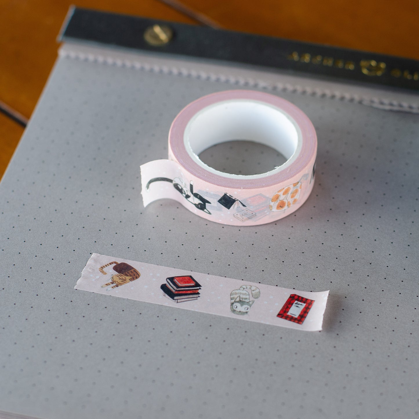 Cats & Books Washi Tape