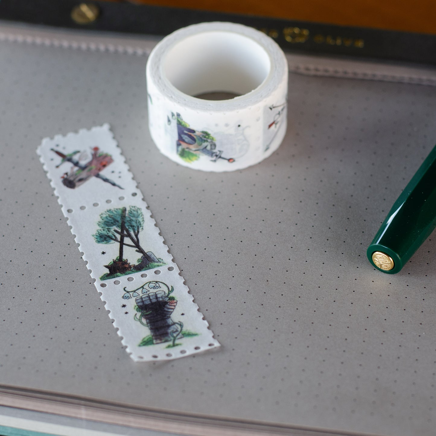 Forgotten Armory Stamp Washi Tape